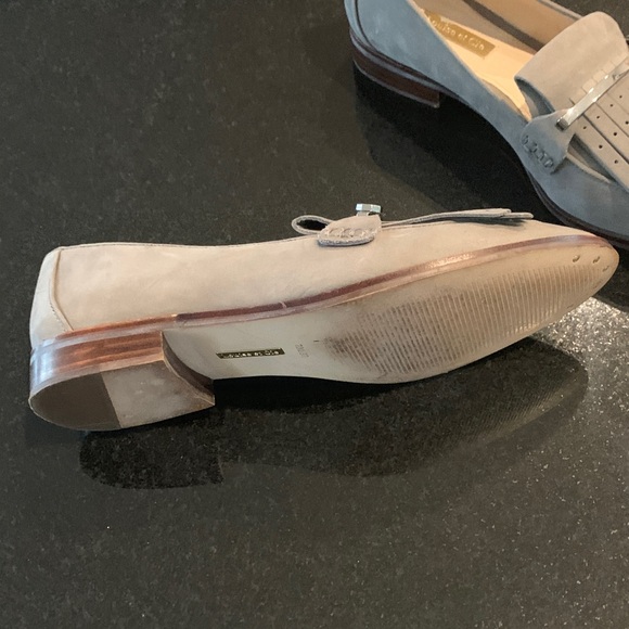 Louise et Cie Light Gray Fringe Loafers - Picture 4 of 5